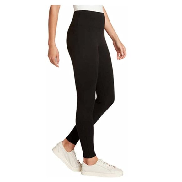 NWoT Max & Mia Womens High Waist French Terry Legging Black Size S $60 9C037 - Picture 2 of 4